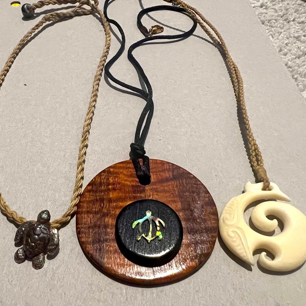 3 necklaces